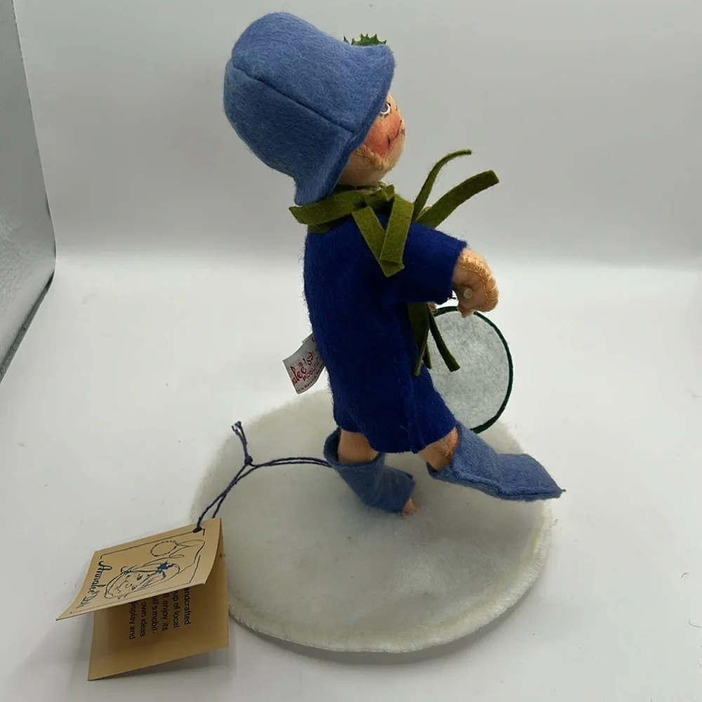 Annalee Blue Drummer Boy Doll with Drum